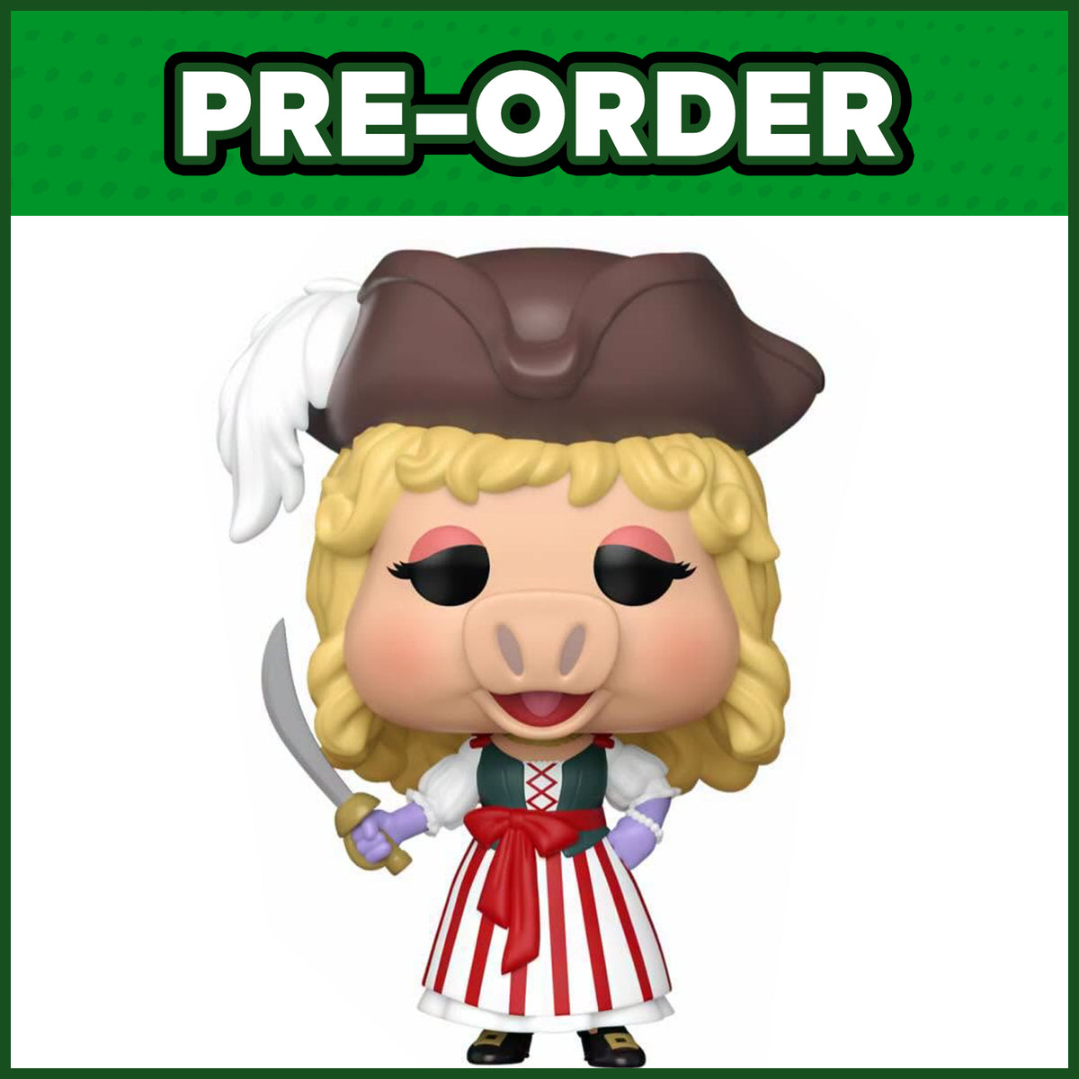 (PRE-ORDER) Funko POP! Movies: Muppets Treasure Island - Miss Piggy #1804