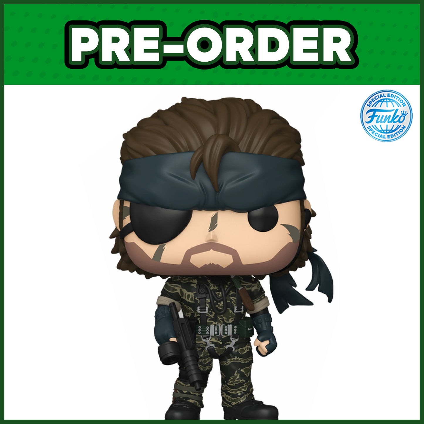 (PRE-ORDER) Funko POP! Games: Metal Gear Solid - Naked Snake (Big Boss) #1159 (FSE)