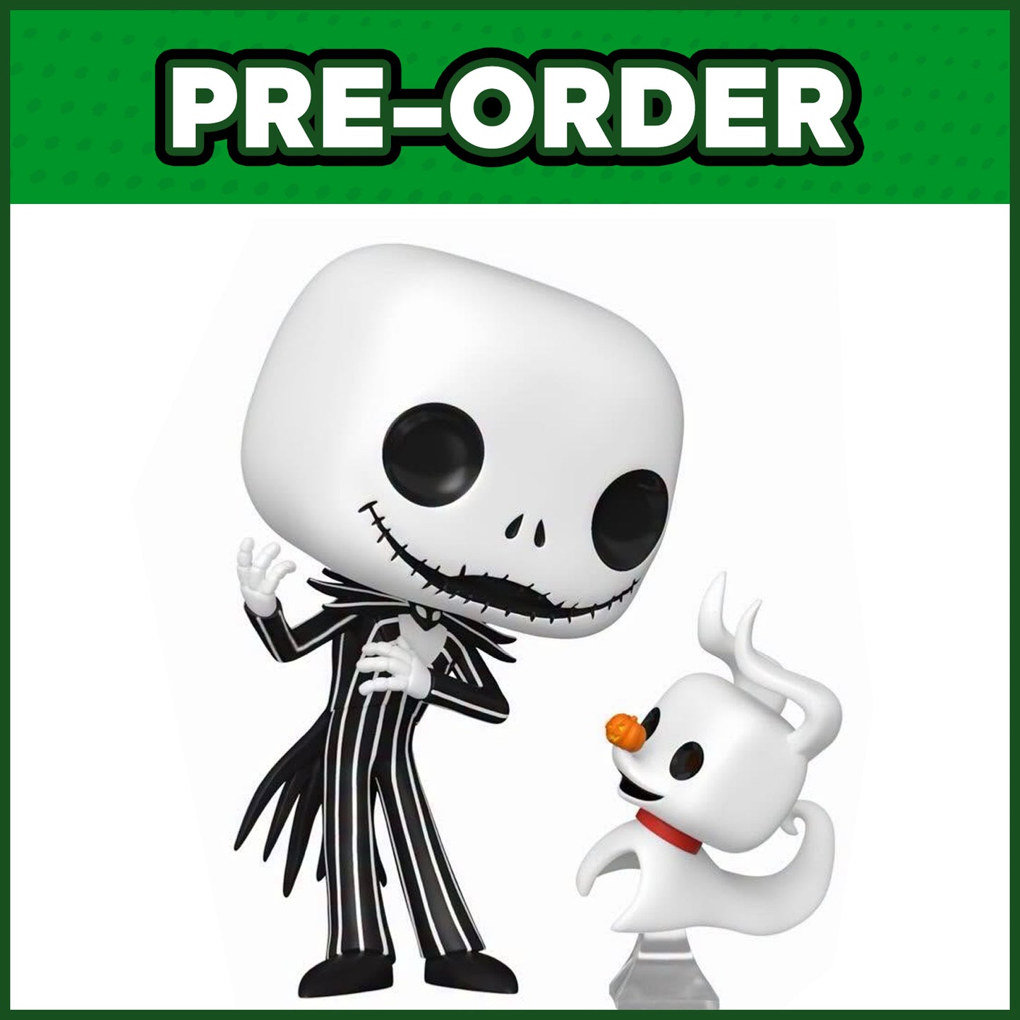 (PRE-ORDER) Funko POP! Disney: The Nightmare Before Christmas - Jack Skellington with Zero #1808