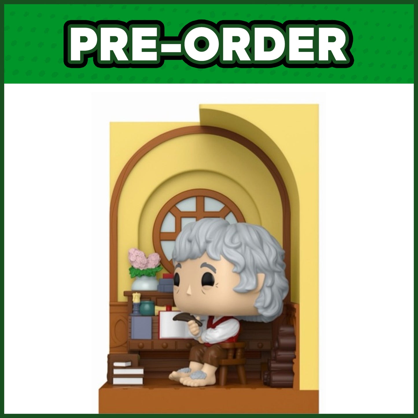 (PRE-ORDER) Funko POP! Nooks: Lord of the Rings - Bilbo Baggins in Bag-End