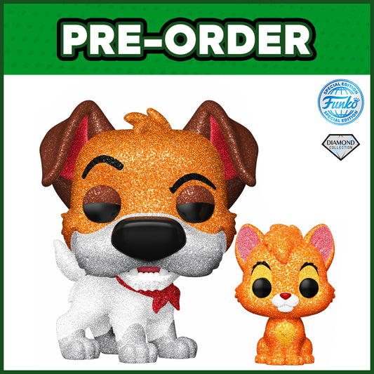 (PRE-ORDER) Funko POP! Disney: Oliver & Company - Dodger with Oliver DIAMOND #1705 (FSE)