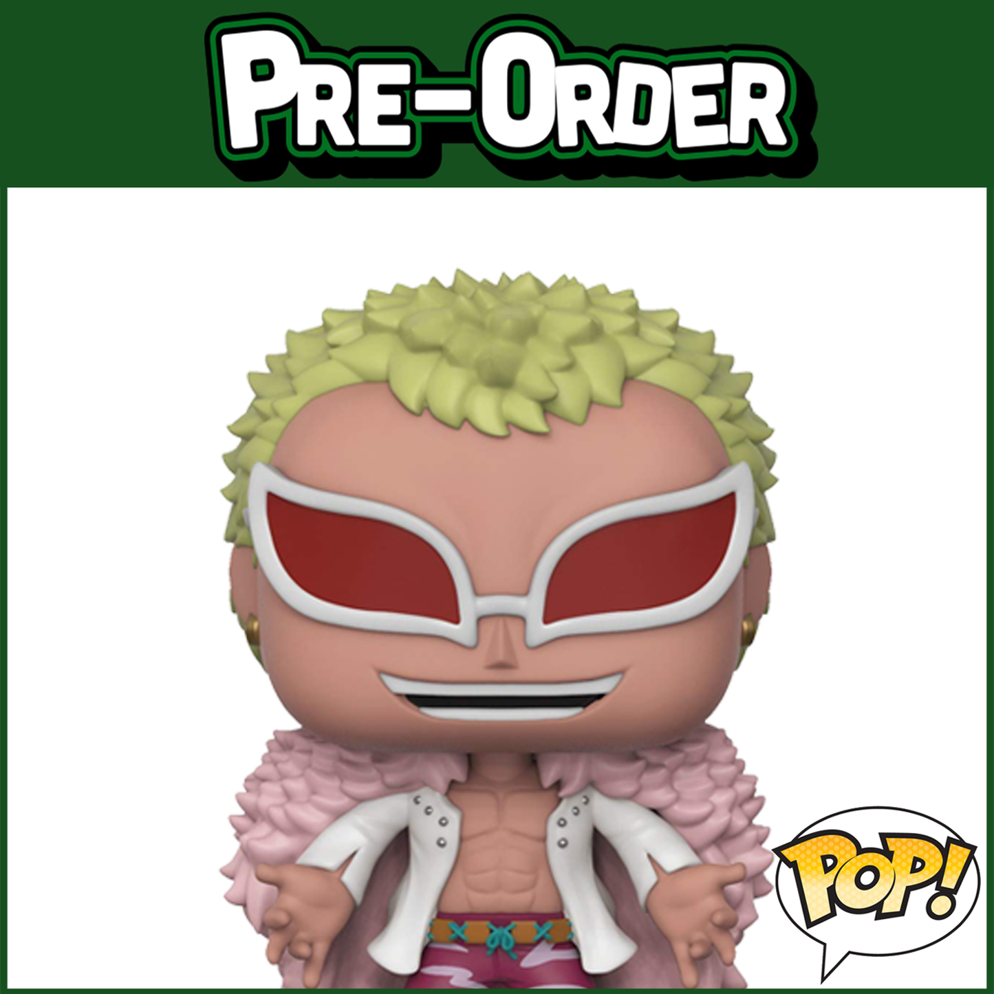 (RE-ORDER) Funko POP! Animation: One Piece - Donquixote Doflamingo #400