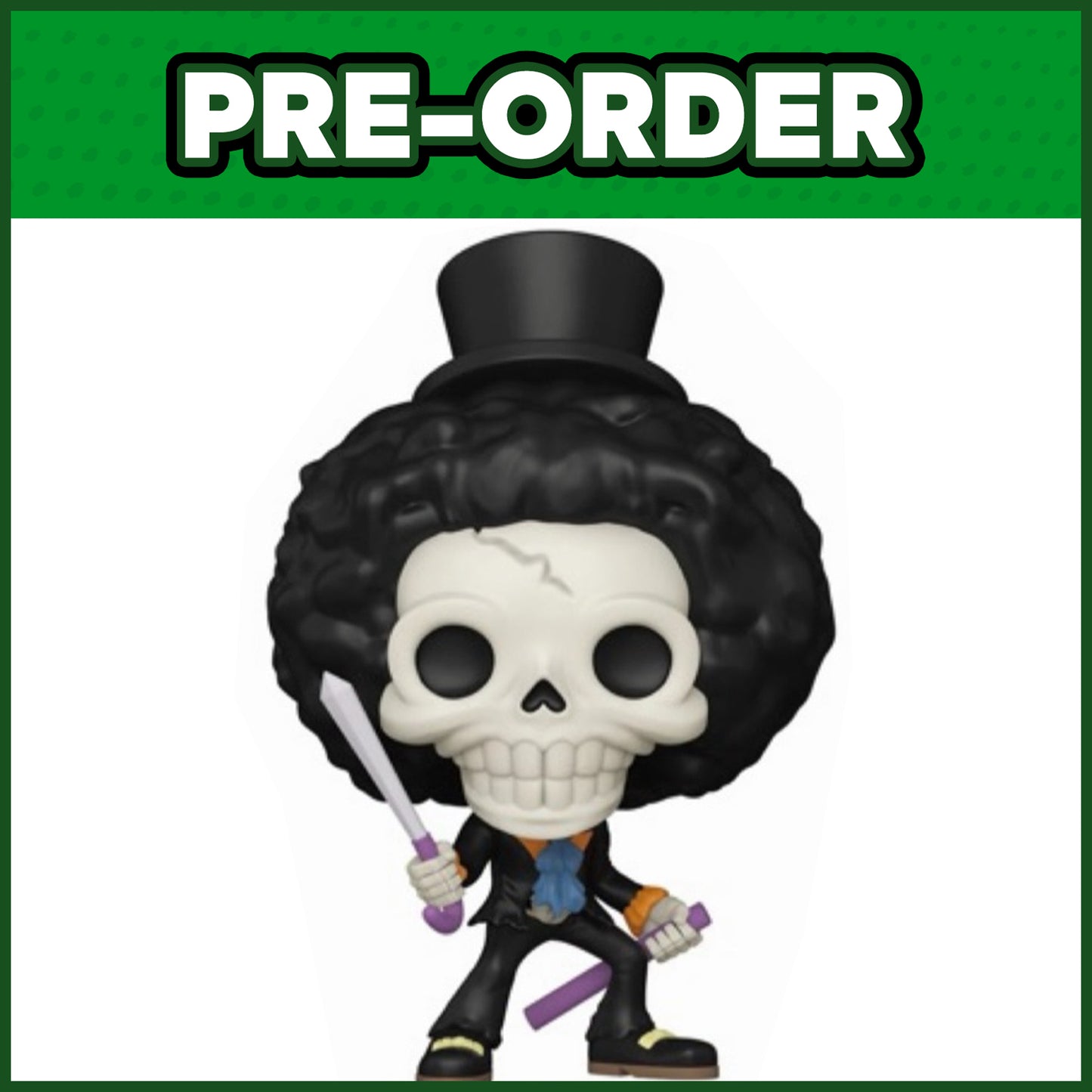 (PRE-ORDER) Funko POP! Animation: One Piece - Brook