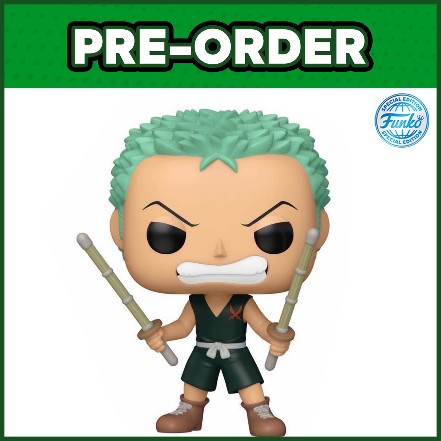 (PRE-ORDER) Funko POP! Animation: One Piece - Roronoa Zoro #2403 (FSE)
