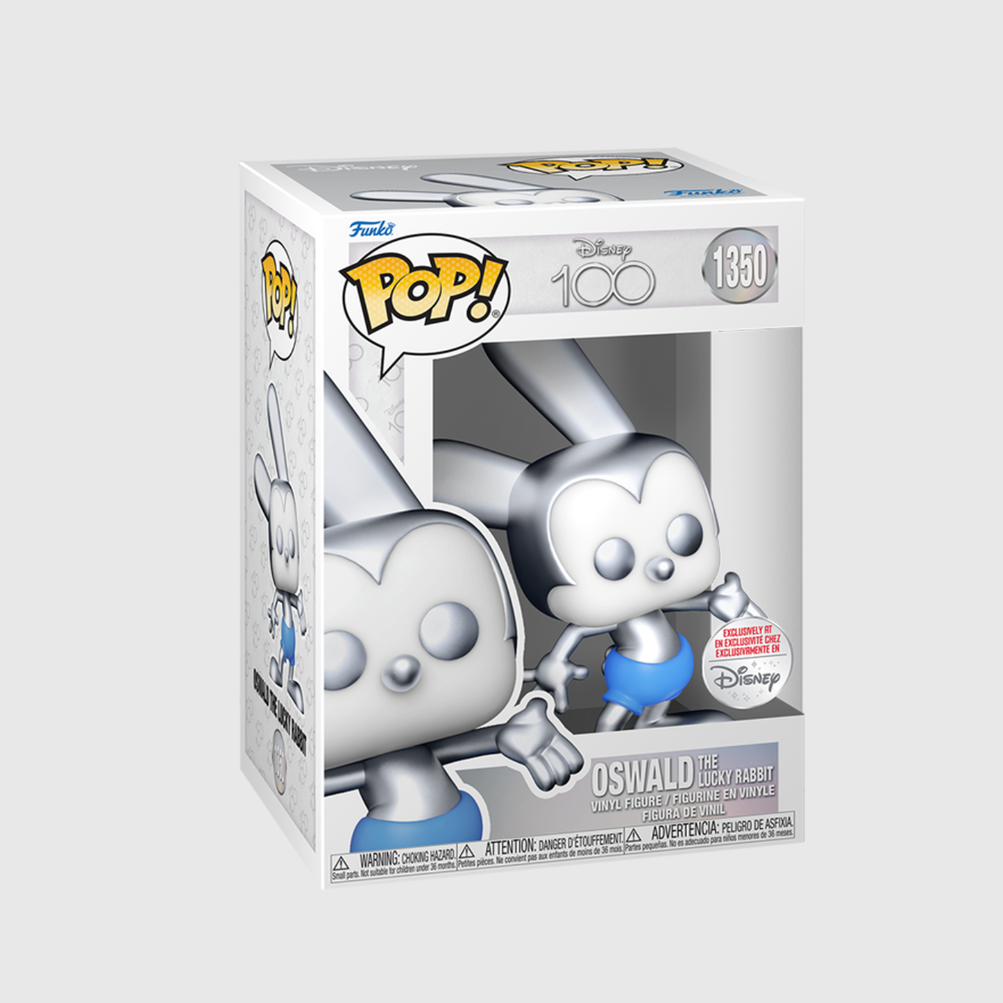 (PRE-ORDER) Funko POP! Disney: Oswald the Lucky Rabbit - Platinum (Disney Exclusive) #1350
