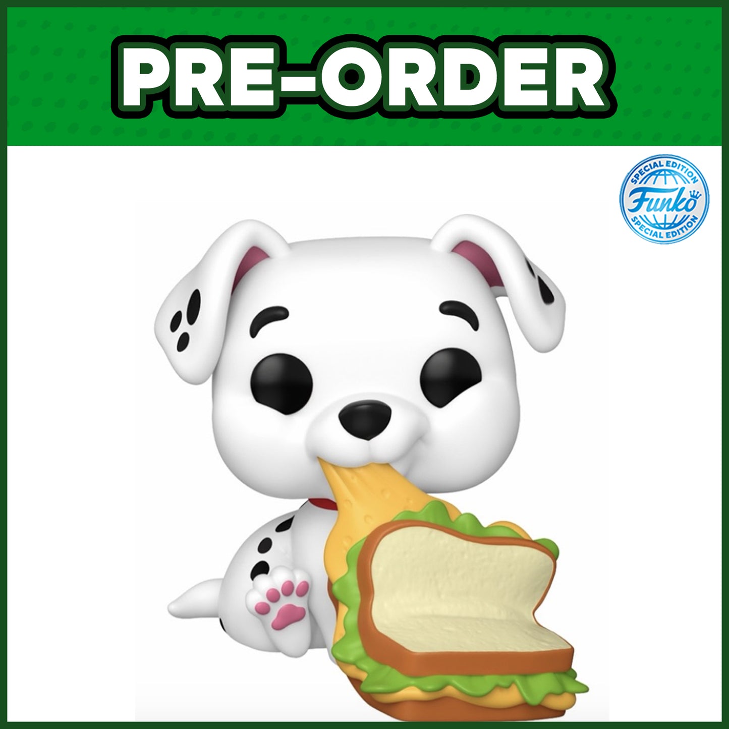 (PRE-ORDER) Funko POP! Disney: 101 Dalmatians - Rolly with Cheese Sandwich #1685 (FSE)
