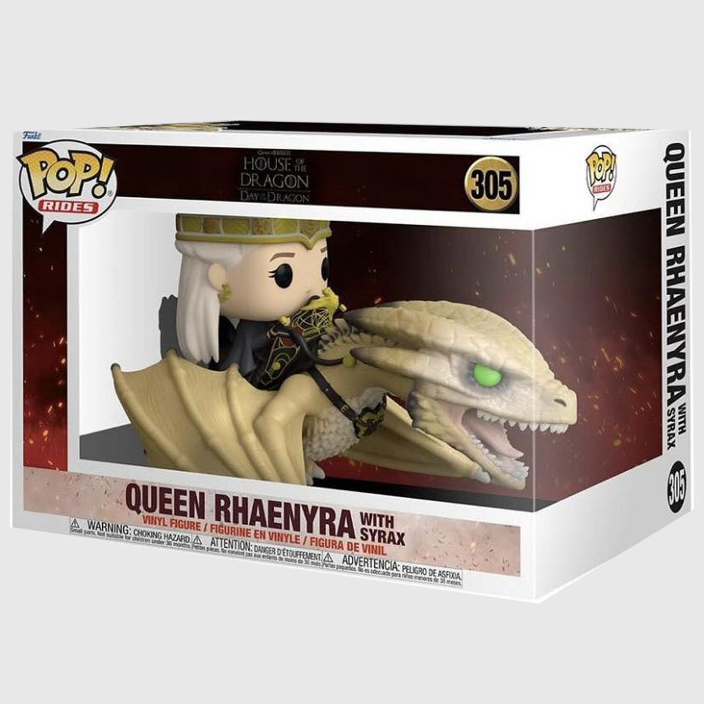 (PRE-ORDER) Funko POP! Rides: House of the Dragon - Queen Rhaenyra with Syrax #305