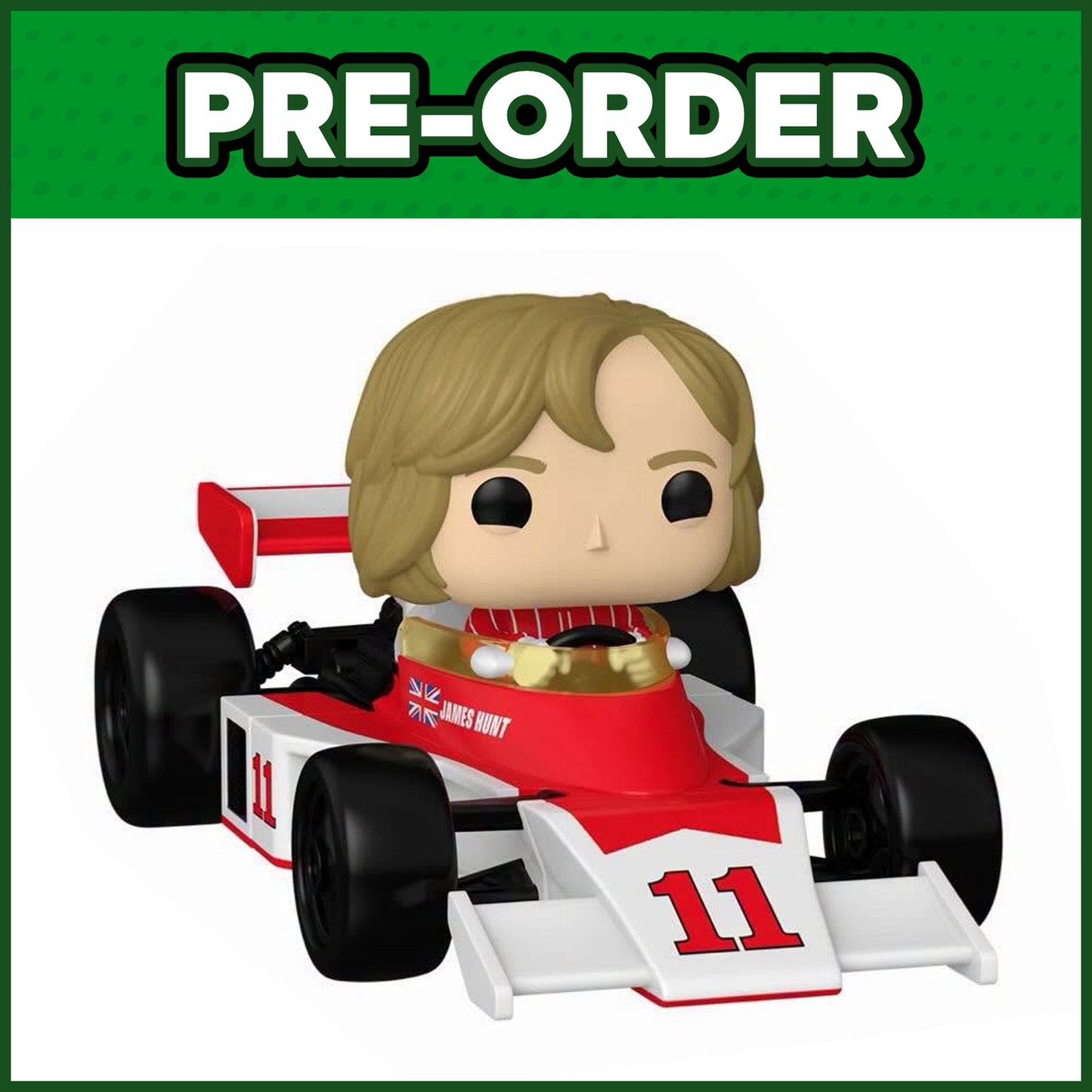 (PRE-ORDER) Funko POP! Rides: Team McLaren - James Hunt with McLaren M23D #157