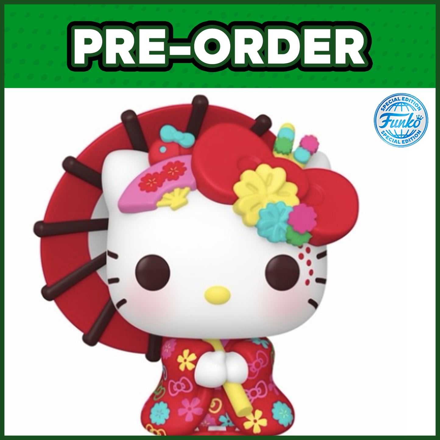 (PRE-ORDER) Funko POP! Sanrio: Hello Kitty - Hello Kitty (Kimono) #135 (FSE)