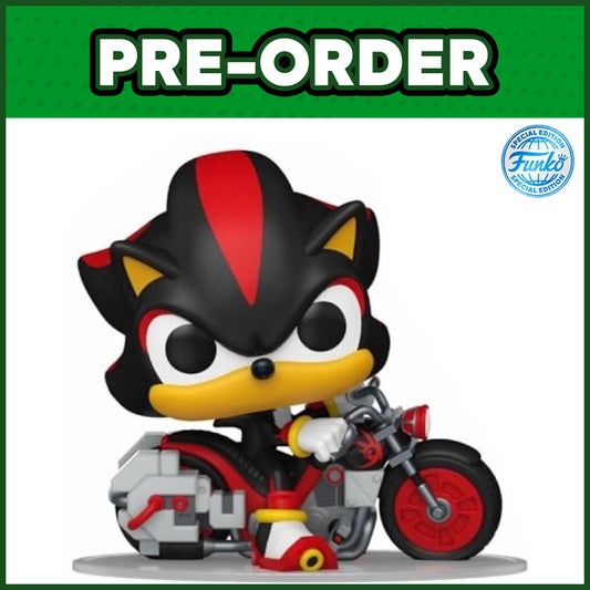 (PRE-ORDER) Funko POP! Rides: Sonic the Hedgehog - Shadow on Dark Rider #151 (FSE)