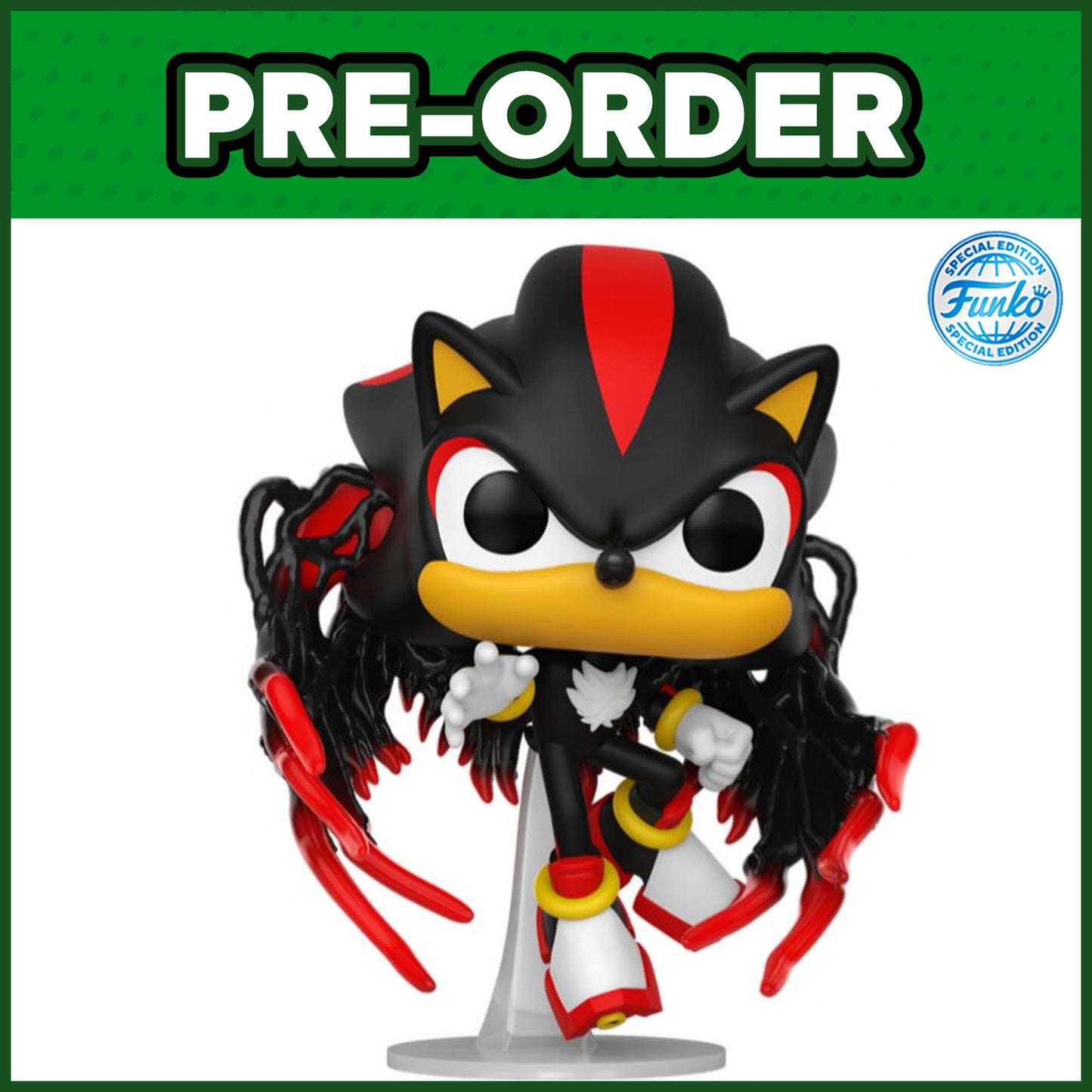 (PRE-ORDER) Funko POP! Games: Sonic the Hedgehog - Shadow with Wings #1286 (FSE)