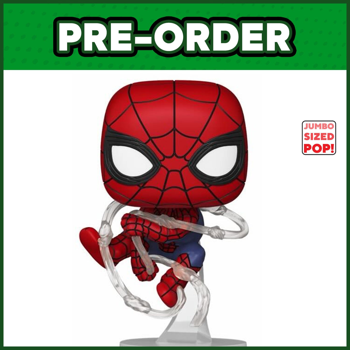 (PRE-ORDER) Funko POP! Marvel: Spider-Man Brand New Day - Spider-Man 10" #1589