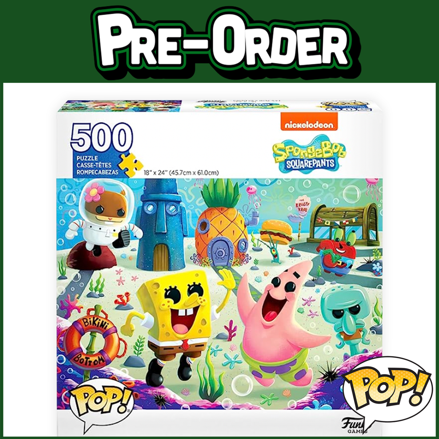 (PRE-ORDER) Funko POP! Puzzle: Spongebob Squarepants