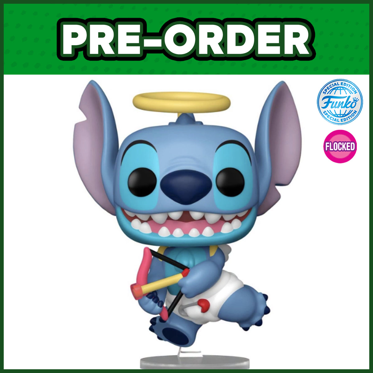 (PRE-ORDER) Funko POP! Disney: Stitch - Stitch FLOCKED #1819 (FSE)
