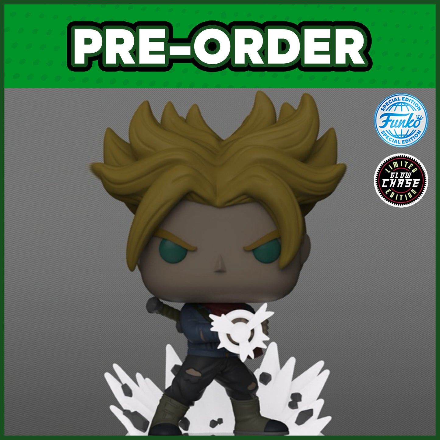 (PRE-ORDER) Funko POP! Animation: Dragonball Z - Super Saiyan Trunks GLOW CHASE #2198 (FSE)