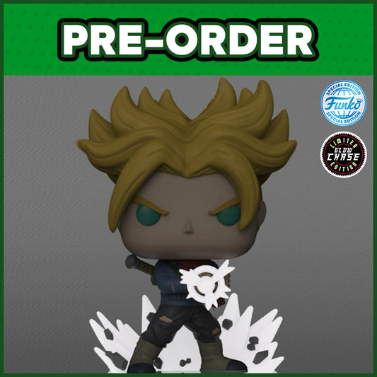 (PRE-ORDER) Funko POP! Animation: Dragonball Z - Super Saiyan Trunks GLOW CHASE #2198 (FSE)