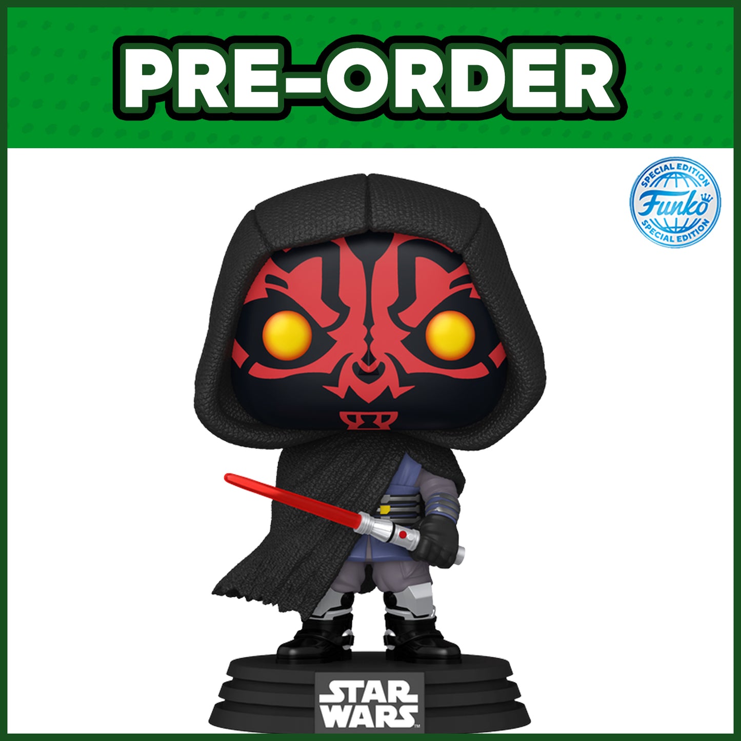 (PRE-ORDER) Funko POP! Star Wars: Maul Shadow Lord - Maul with Robe #831 (FSE)