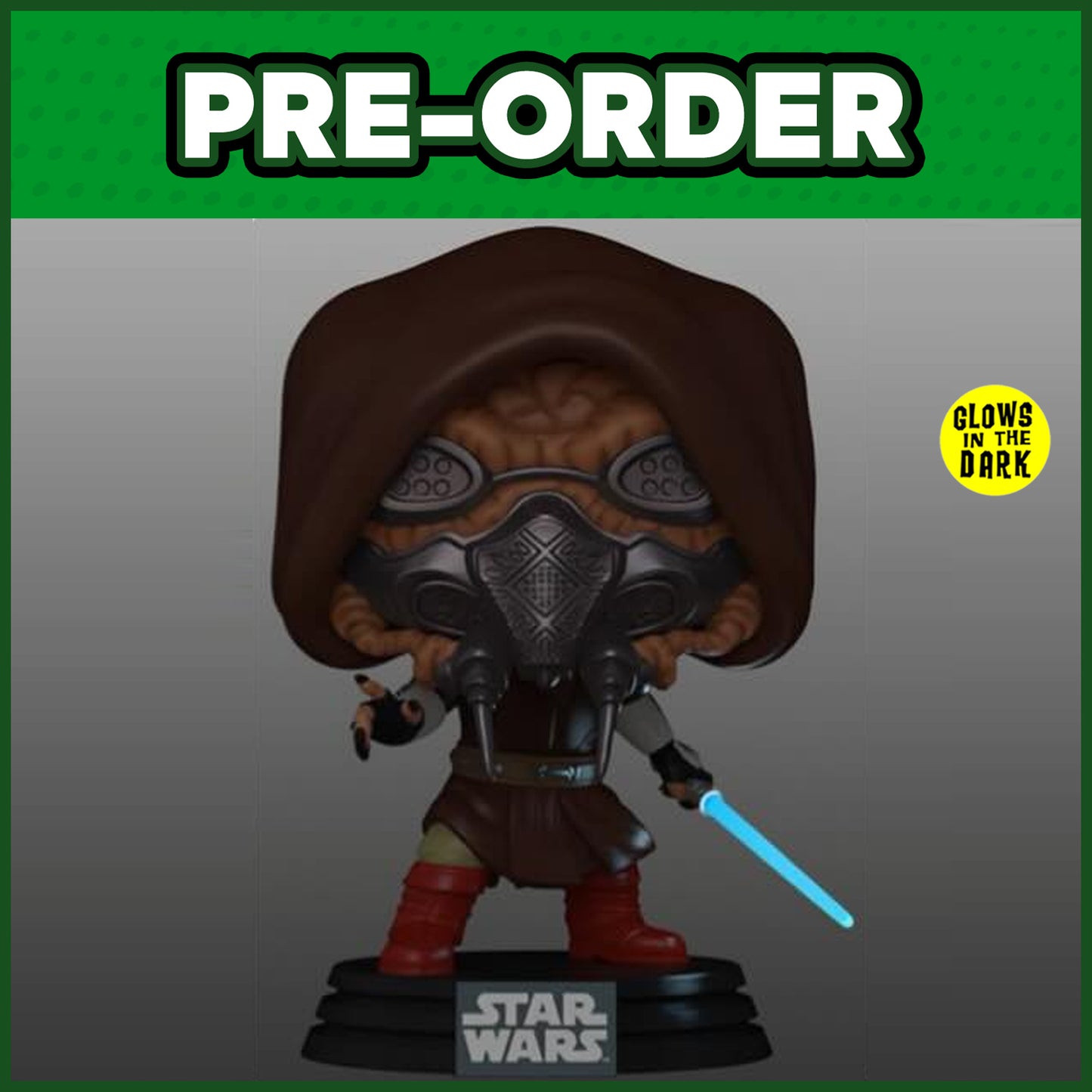 (PRE-ORDER) Funko POP! Star Wars: Plo Koon GITD #852