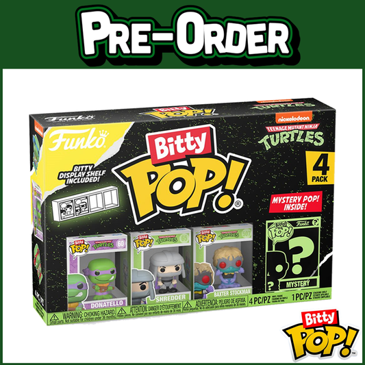 (PRE-ORDER) Bitty POP! TMNT - Donatello 4-Pack