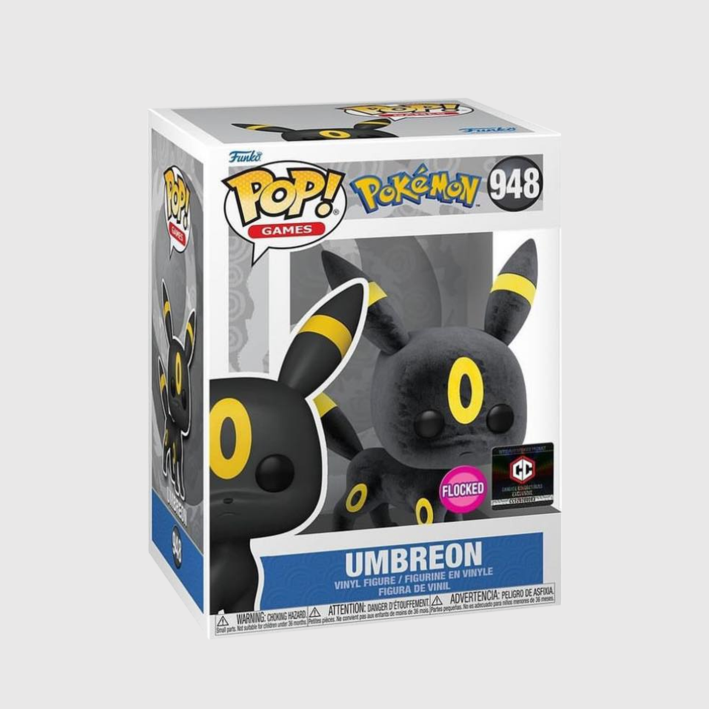 (PRE-ORDER) Funko POP! Games: Pokemon - Umbreon Flocked (Chalice Exclusive) #948