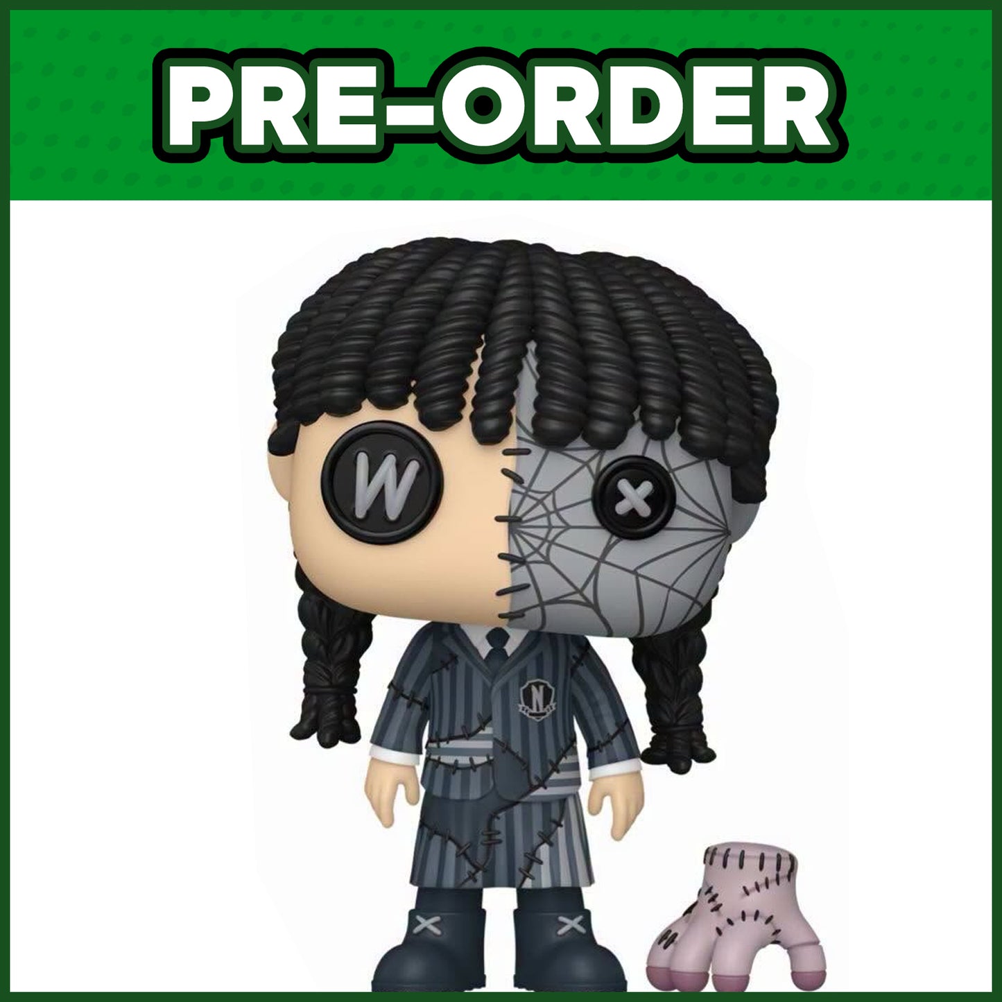 (PRE-ORDER) Funko POP! Television: Wednesday - Wednesday Addams with Thing #1942