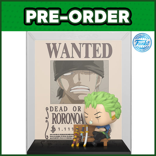(PRE-ORDER) Funko POP! Game Cover: One Piece - Roronoa Zoro #2124 (FSE)