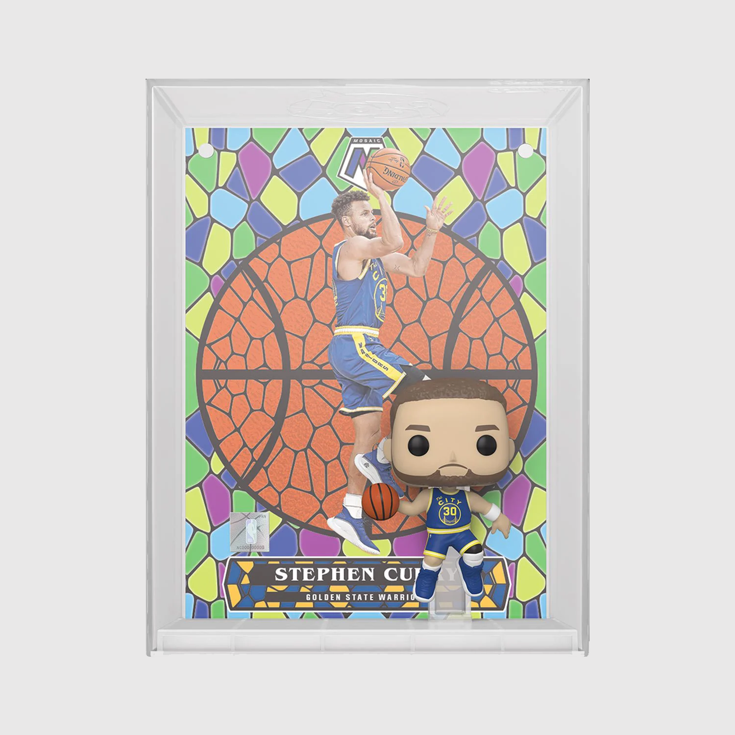 (PRE-ORDER) Funko POP! Trading Cards: Stephen Curry - Mosaic Prism #15 (Panini Exclusive)