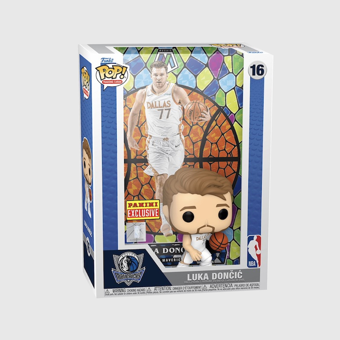 (PRE-ORDER) Funko POP! Trading Cards: Luka Doncic - Mosaic Prism #16 (Panini Exclusive)