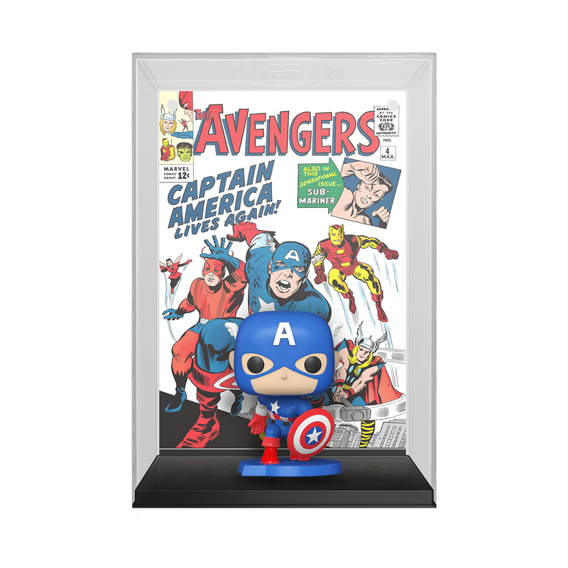 (PRE-ORDER) Funko POP Comic Cover: Marvel - The Avengers #4 (1963) Captain America #27
