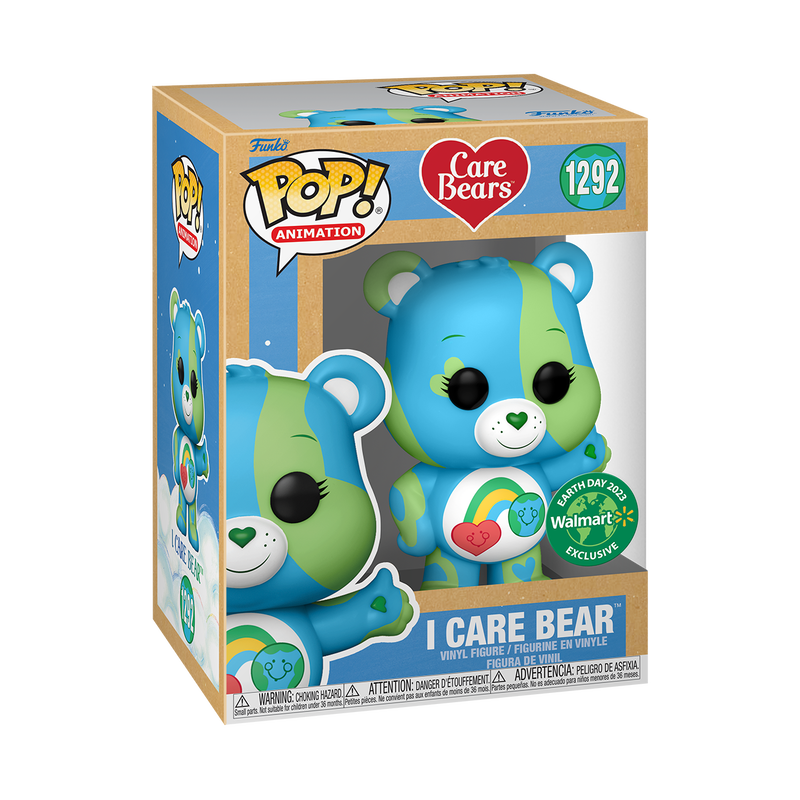 (PRE-ORDER) Funko POP! Animation: Care Bears - I Care Bear (Walmart Earth Day 2023) #1292